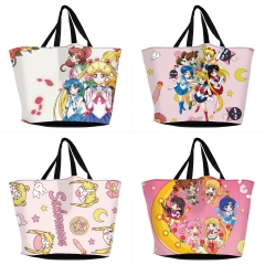 4 Styles Pretty Soldier Sailor Moon Cartoon Shopping Bag Anime Shoulder Bag