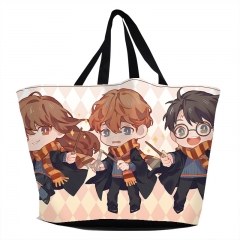 Harry Potter Cartoon Shopping Bag Anime Shoulder Bag