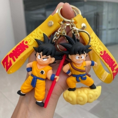 6 Styles Dragon Ball Z Cartoon PVC Anime Figures Keychain