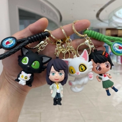 4 Styles Suzume Cartoon PVC Anime Figures Keychain