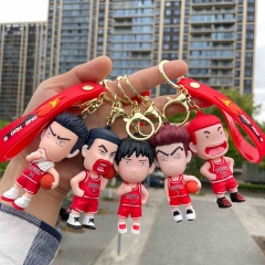 5 Styles Slam Dunk Cartoon PVC Anime Figures Keychain