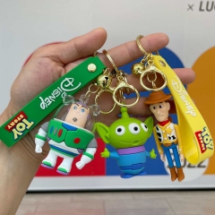 5 Styles Toy Story Buzz Lightyear Cartoon PVC Anime Figures Keychain