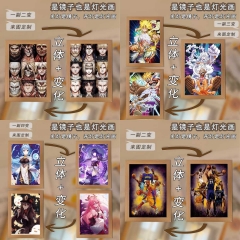 4 Styles Attack on Titan/Shingeki No Kyojin 3 Colors Changed Photo Frame Picture Lamp Anime Nightlight