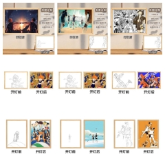 22 Styles Haikyuu 3 Colors Changed Photo Frame Picture Lamp Anime Nightlight