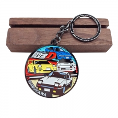 Initial D Cartoon Anime Alloy Keychain