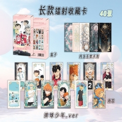 40PCS/SET Haikyuu Cartoon Anime Paper Lomo Card Set