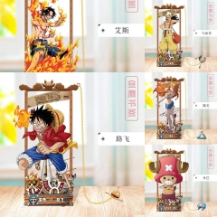 9cm 28 Styles One Piece Cartoon Anime Alloy Bookmark