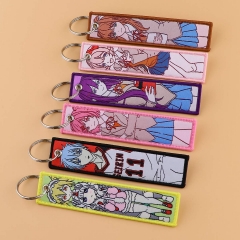 8 Styles Natsume Yuujinchou Woven Label Anime Lanyard Keychain