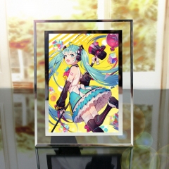 10.2x15.2cm Hatsune Miku Cartoon Anime Crystal Photo Frame