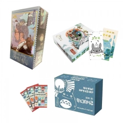 7 Styles My Neighbor Totoro Miyazaki Hayao SSR Paper Anime Mystery Surprise Box Playing Card