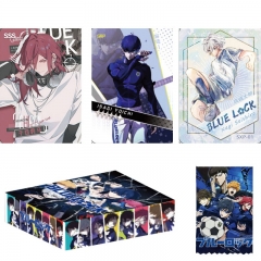 4 Styles Blue Lock SSR Paper Anime Mystery Surprise Box Playing Card