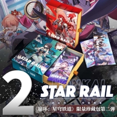 10 Styles Honkai: Star Rail SSR Paper Anime Mystery Surprise Box Playing Card