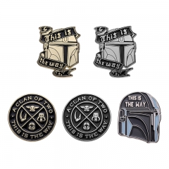 5 Styles Cyberpunk Anime Alloy Pin Brooch