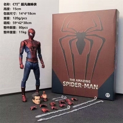 15CM Marvel The Avengers Spider Man Anime PVC Figure Toy