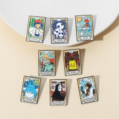 8 Styles Spirited Away Anime Alloy Pin Brooch