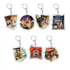 7 Styles Wuthering Waves Cartoon Acrylic Anime Keychain