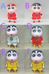 13CM 6 Styles Crayon Shin-chan Cartoon Collection Toys Anime Phone Support Frame