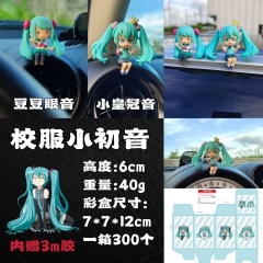 6CM 2 Styles Hatsune Miku Cartoon Anime PVC Figure Toy