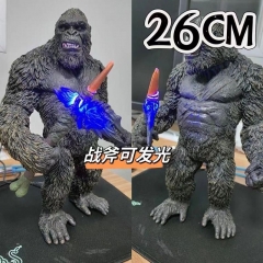 26CM King Kong vs. Godzilla Cartoon PVC Anime Figure Toy With Light