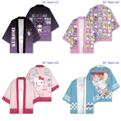 5 Styles Sanrio Cosplay Anime Kimono T-shirt