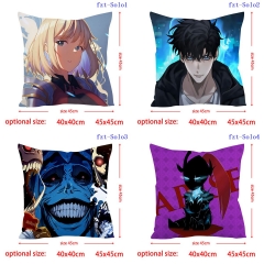 2 Sizes 7 Styles Solo Leveling Cartoon Square Anime Pillow Case