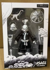 7 Inch NECA Usagi Yojimbo Miyamoto Usagi PVC Anime Figure Toy