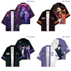 5 Styles Solo Leveling Cosplay Anime Kimono T-shirt