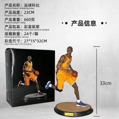 23CM NBA Star Kobe Bryant Anime PVC Figure Toy