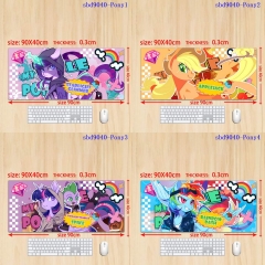 （90x40x0.3 ）5 Styles My Little Pony Cartoon Anime Mouse Pad