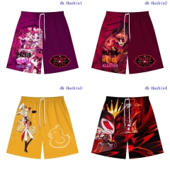 5 Styles Hazbin Hotel Cosplay Color Printing Anime Pants Shorts