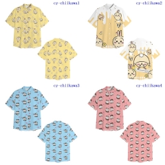 5 Styles chiikawa Cartoon Pattern Anime T Shirt