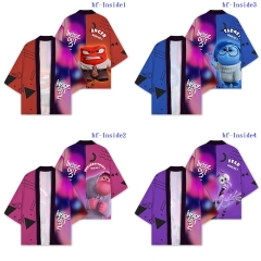 5 Styles Inside Out Cosplay Anime Kimono T-shirt