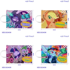 5 Styles My Little Pony Cartoon Pattern Anime File Pocket