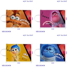 6 Styles Inside Out Cartoon Pattern Anime File Pocket