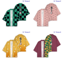 5 Styles Demon Slayer: Kimetsu no Yaiba Cosplay Anime Kimono T-shirt