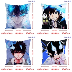 2 Sizes 8 Styles Ao no Exorcist Cartoon Square Anime Pillow Case