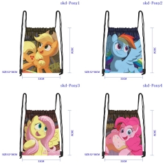 32*38cm 6 Styles My Little Pony Cartoon Anime Drawstring Bag