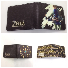 9.5x22.5cm 3 Styles The Legend Of Zelda Short Folding Purse PU Anime Wallet