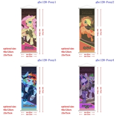 2 Sizes 5 Styles My Little Pony Cartoon Wall Scrolls Anime Wallscrolls