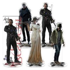 5 Styles Resident Evil Cartoon Acrylic Anime Standing Plate
