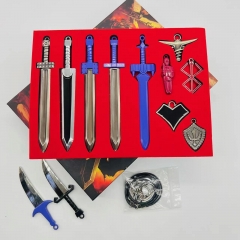 12PCS/SET Berserk Anime Fancy Cosplay Weapon Set