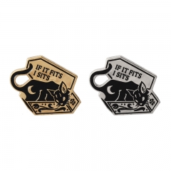 2 Styles The Black Cat Anime Alloy Pin Brooch