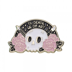 Skull Heads Anime Alloy Pin Brooch