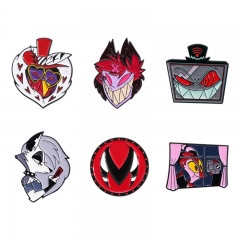 6 Styles Arknights Cartoon Pin Anime Alloy Brooch