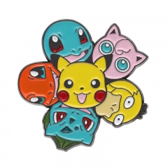 Pokemon Cartoon Pin Anime Alloy Brooch