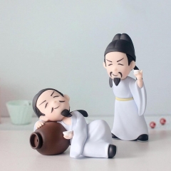 2 Styles Genuine The Tang Dynasty poetry of Li Bai Anime PVC Figures