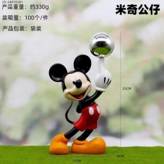 25cm Disney Mickey Mouse Cartoon Anime PVC Figure