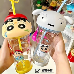 500ML 6 Styles Crayon Shin-chan Anime Straw Cup