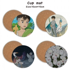 13 Styles The Boy and the Heron Cartoon Ceramics Cup Mat Anime Coaster