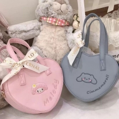 3 Styles Sanrio Melody kitty Cinnamoroll Kuromi Anime Satchel Shoulder Bag